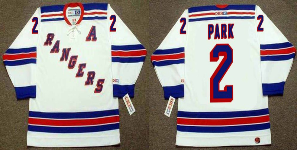 2019 Men New York Rangers #2 Park white CCM NHL jerseys->st.louis blues->NHL Jersey